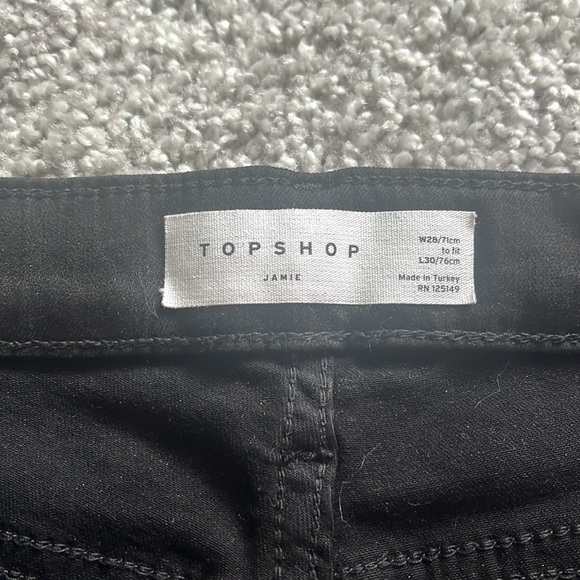 Top Shop Black Jeans - Picture 2 of 6
